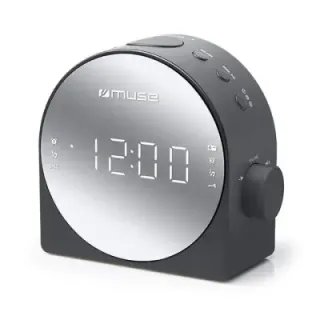 M-186 | Muse clock radio FM mirror - LT55002 (gadzety reklamowe)